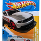 Hot Wheels 2012 - Collector # 008/247 - New Models 08/50 - 2012 Mustang Boss 302 Laguna Seca - Silver / Red Stripes & Roof - USA Card