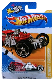 Hot Wheels 2012 - Collector # 032/247 - New Models 32/50 - Street Creeper - Red / Spider & Web on Doors - USA Card