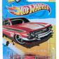 Hot Wheels 2012 - Collector # 037/247 - New Models 37/50 - '61 Impala - Dark Red / Windshield Banner - '409' / White Stripes - Walmart Exclusive - USA Card