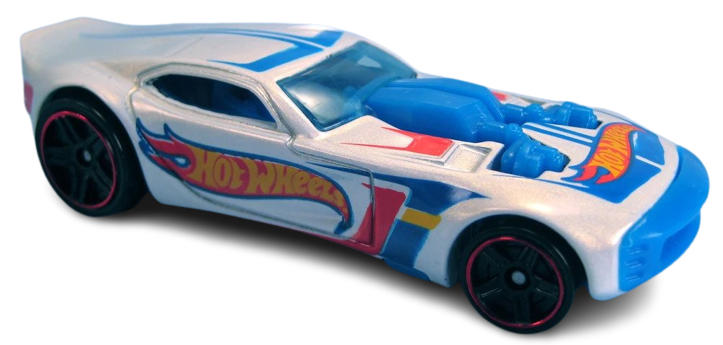 Hot Wheels 2013 - Collector # 103/250 - HW Racing / HW Race Team - Nitro Doorslammer - White - Red & Black PR5 Wheels - USA Card