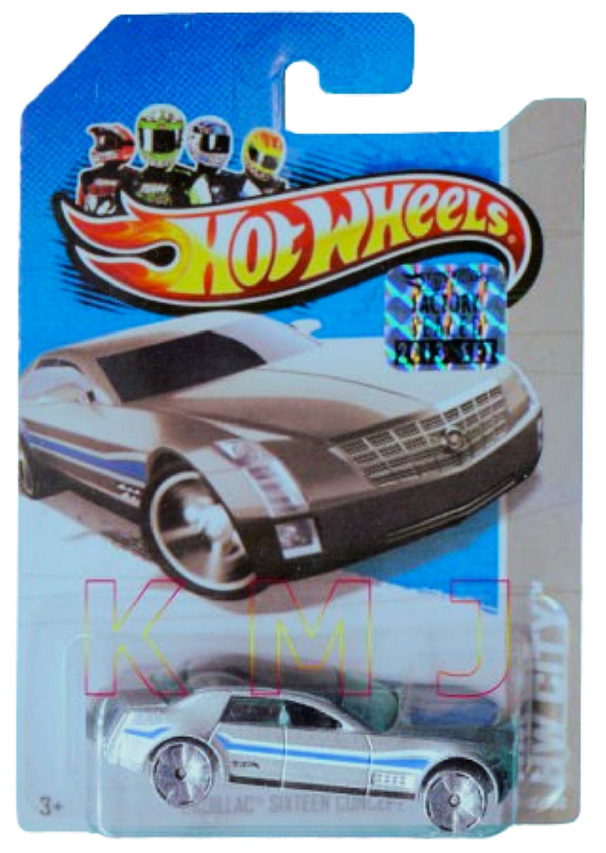 Hot Wheels 2013 - Collector # 002/250 - HW City / Street Power - Cadillac Sixteen Concept - Metallic Gray - Bling Wheels - USA Card with Factory Sticker