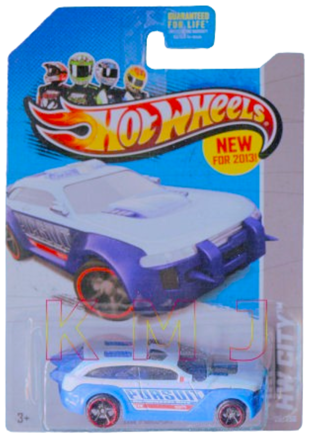 Hot Wheels 2013 - Collector # 020/250 - HW City / HW Rescue / New Models - HW Pursuit - Blue - USA Card