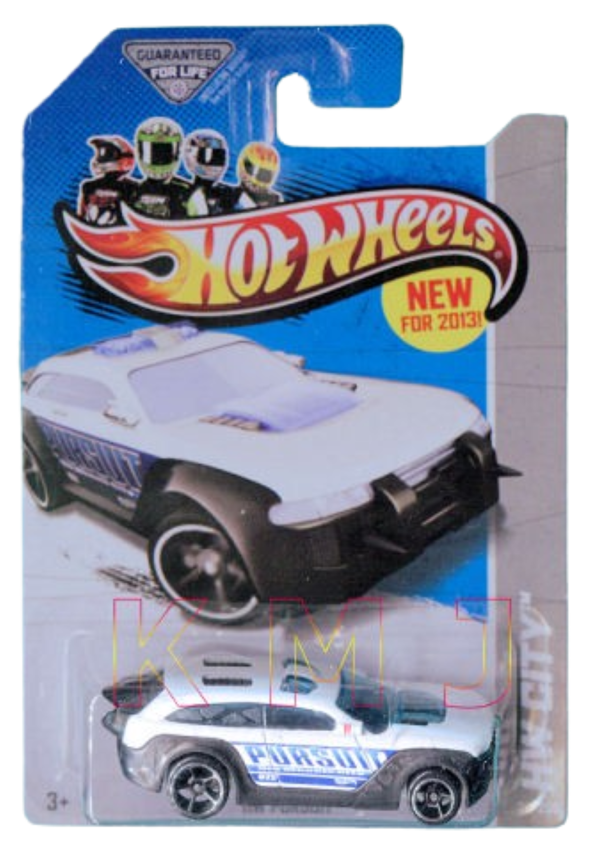 Hot Wheels 2013 - Collector # 020/250 - HW City / HW Rescue / New Models - HW Pursuit - White - USA Card