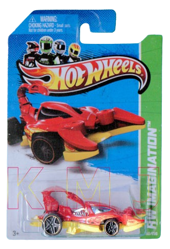 Hot Wheels 2013 - Collector # 052/250 - HW Imagination / Street Pests - Scorpedo - Red - USA Card