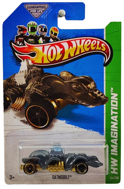 Hot Wheels 2013 - Collector # 054/250 - HW Imagination / HW Street Pests - Ratmobile - Dark Gray - USA Card