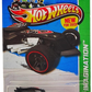 Hot Wheels 2013 - Collector # 055/250 - HW Imagination / HW Street Pest / New Models - Bad Ratitude - Black - Black PR5 Wheels - USA Card