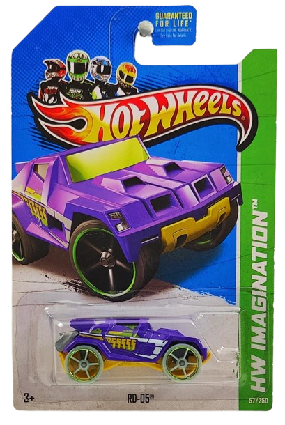 Hot Wheels 2013 - Collector # 057/250 - HW Imagination / Future Fleet - RD-05 - Purple - USA Card