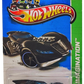 Hot Wheels 2013 - Collector # 063/250 - HW Imagination / Batman - Batmobile (Arkham Asylum) - Black - Blue Ring M5 Wheels - USA Card