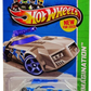 Hot Wheels 2013 - Collector # 075/250 - HW Imagination / Surf Patrol / New Models - Turbo Turret - Matte Gray Camo - USA Card