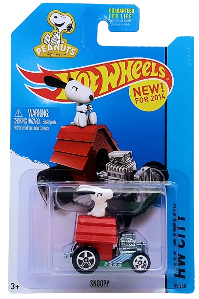 Hot Wheels 2014 - Collector # 088/250 - HW City: Tooned II - New Models - Snoopy - Red - USA