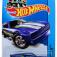 Hot Wheels 2014 - Collector # 099/250 - HW City / Mustang 50th - '71 Mustang Funny Car - Blue / Various Race Decals - 5 Spoke Wheels - USA Card