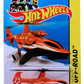 Hot Wheels 2014 - Collector # 102/250 - HW Off-Road / Stunt Circuit - Sky Knife (Helicopter) - Orange - USA Card