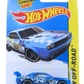 Hot Wheels 2014 - Collector # 107/250 - HW Off-Road / Road Rally - Dodge Challenger Drift Car - Blue - KMart Exclusive - USA 2015 Card