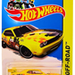 Hot Wheels 2014 - Collector # 107/250 - HW Off-Road / Road Rally - Dodge Challenger Drift Car - Yellow - USA Card