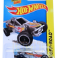 Hot Wheels 2014 - Collector # 111/250 - HW Off-Road / Off Track - Team Hot Wheels Corkscrew Buggy - Silver / Hot Wheels Graphics - USA Card