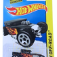 Hot Wheels 2014 - Collector # 117/250 - HW Off-Road / Hot Wheels Test Facility - Bone Shaker (Closed Roof) - Black / Flames - International Card