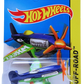 Hot Wheels 2014 - Collector # 124/250 - HW Off-Road / HW Daredevils - Mad Propz - Metalflake Dark Blue / Pearl Green - USA Card