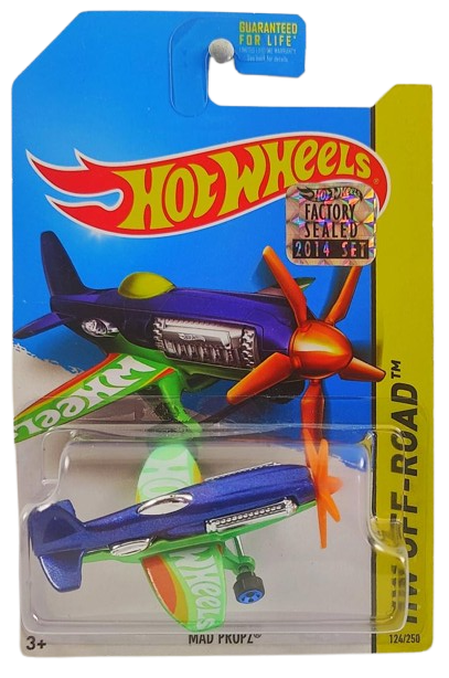 Hot Wheels 2014 - Collector # 124/250 - HW Off-Road: HW Daredevils - Mad Propz - Metalflake Dark Blue - FSC