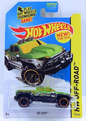 Hot Wheels 2014 - Collector # 140/250 - HW Off-Road / HW Hot Trucks / New Models - Off-Duty - Green - USA