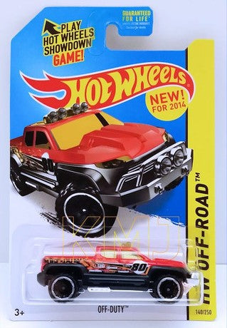 Hot Wheels 2014 - Collector # 140/250 - HW Off-Road / HW Hot Trucks / New Models - Off-Duty - Red - USA