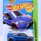 Hot Wheels 2014 - Collector # 210/250 - HW Workshop / HW Garage / New Models - HW Ford Transit Connect - Blue Metalflake / Hot Wheels Logo - USA Card