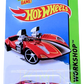 Hot Wheels 2014 - Collector # 221/250 - HW Workshop: Then and Now - Twin Mill - Red / Black Stripe - Toys R Us Exclusive - USA Card