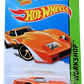 Hot Wheels 2014 - Collector # 237/250 - HW Workshop / Muscle Mania - 1976 Greenwood Corvette - Orange - USA Card