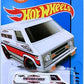 Hot Wheels 2015 - Collector # 055/250 - HW City / HW Rescue - Super Van - White / HW Fire Chief -  USA Card