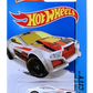 Hot Wheels 2015 - Collector # 067/250 - HW City / All Stars - Torque Twister - White - USA 'Showdown' Card