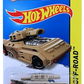 Hot Wheels 2015 - Collector # 087/250 - HW Off-Road / Battle Kings - Invader - Tan Camo - USA 'Showdown' Card