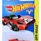 Hot Wheels 2015 - Collector # 114/250 - HW Off-Road / Stunt Circuit / Year of the Sheep - Carbonic - Red - USA 'WIN' Card