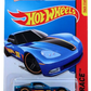 Hot Wheels 2015 - Collector # 131/250 - HW Race / HW Race Team - C6 Corvette - Blue  Metalflake - International 'Showdown' Card