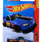 Hot Wheels 2015 - Collector # 132/250 - HW Race / HW Race Team - Circle Trucker - Blue  Metalflake - USA 'Showdown' Card