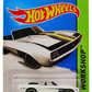 Hot Wheels 2015 - Collector # 241/250 - HW Workshop / Then and Now - '69 Camaro (Convertible) - White / Black & Yellow Stripes - Black PR5 Wheels - USA 'Scan & Race' Card