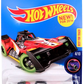 Hot Wheels 2016 - Collector # 049/250 - HW Glow Wheels 4/10 - New Models - Voltage Spike - Red Body / Yellow Base - USA ‘Showdown’ Card