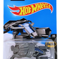 Hot Wheels 2016 - Collector # 227/250 - Batman 2/5 - The Bat - Dark Gray Metalflake - Blue Windshield - USA 'Batman' Card