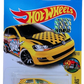 Hot Wheels 2017 - Collector # 016/365 - HW Art Cars 6/10 - Volkswagen Golf Mk7 - Yellow - 10 Spoke Wheels - FSC