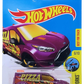 Hot Wheels 2017 - Collector # 143/365 - HW City Works 6/10 - Hot Wheels Ford Transit Connect - Purple / Pizza Express - USA Card