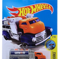 Hot Wheels 2017 - Collector # 144/365 - HW City Works 7/10 - Fast Gassin - Orange Cab / Dark Blue Fenders / Gray Tank with 'Union 76' - 5 Spoke Wheels - USA Card