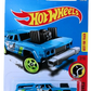 Hot Wheels 2017 - Collector # 238/365 - HW Daredevils 2/10 - Cruise Bruiser - Blue - Green Chrome 5 Spokes - USA Card