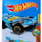 Hot Wheels 2017 - Collector # 334/365 - HW Digital Circuit 3/5 - Blade Raider - Sky Blue / #17 - USA Card