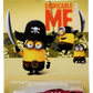 Hot Wheels 2017 - Theme Series / Despicable ME Minion Made 4/6 - Slikt Back - Metallic Red / Skull &amp; Crossbones - Grocery Stores Exclusive