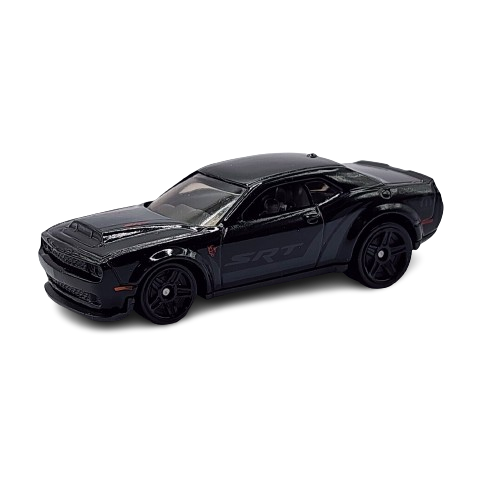 Hot Wheels 2023 - Collector # 151/250 - Muscle Mania 06/10 - '18 Dodge Challenger SRT Demon - Black - IC