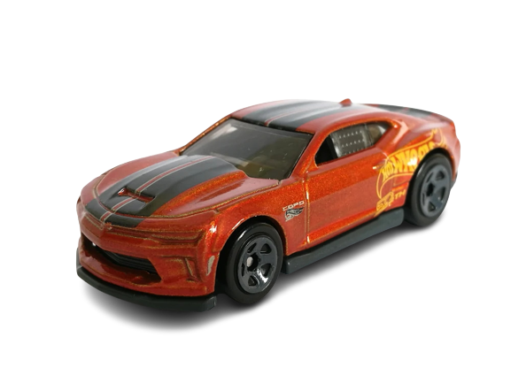 Hot Wheels 2019 - Collector # 071/250 - Muscle Mania 5/10 - New Models - '18 COPO Camaro SS - Orange - USA