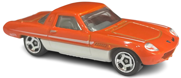 Hot Wheels 2023 - Collector # 118/250 - HW J-Imports 09/10 - 1968 Mazda Cosmo Sport - Orange - White Bottom - IC