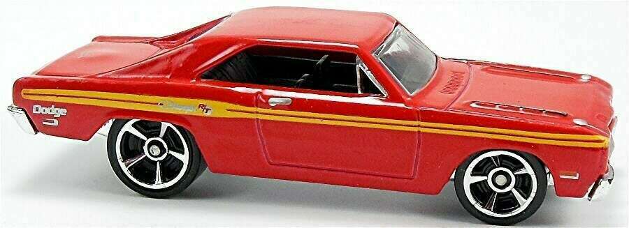 Hot Wheels 2014 - Collector # 240/250 - HW Workshop / Muscle Mania - 1974 Brazilian Dodge Charger - Red - USA Card