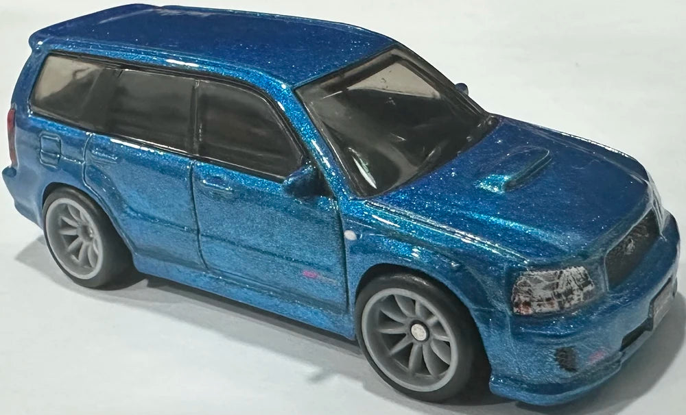 Hot Wheels 2024 - Premium / Car Culture / Modern Classics 5/5 - Subaru Forester STi - Mica Blue - Metal/Metal & Real Riders - NEW Casting!