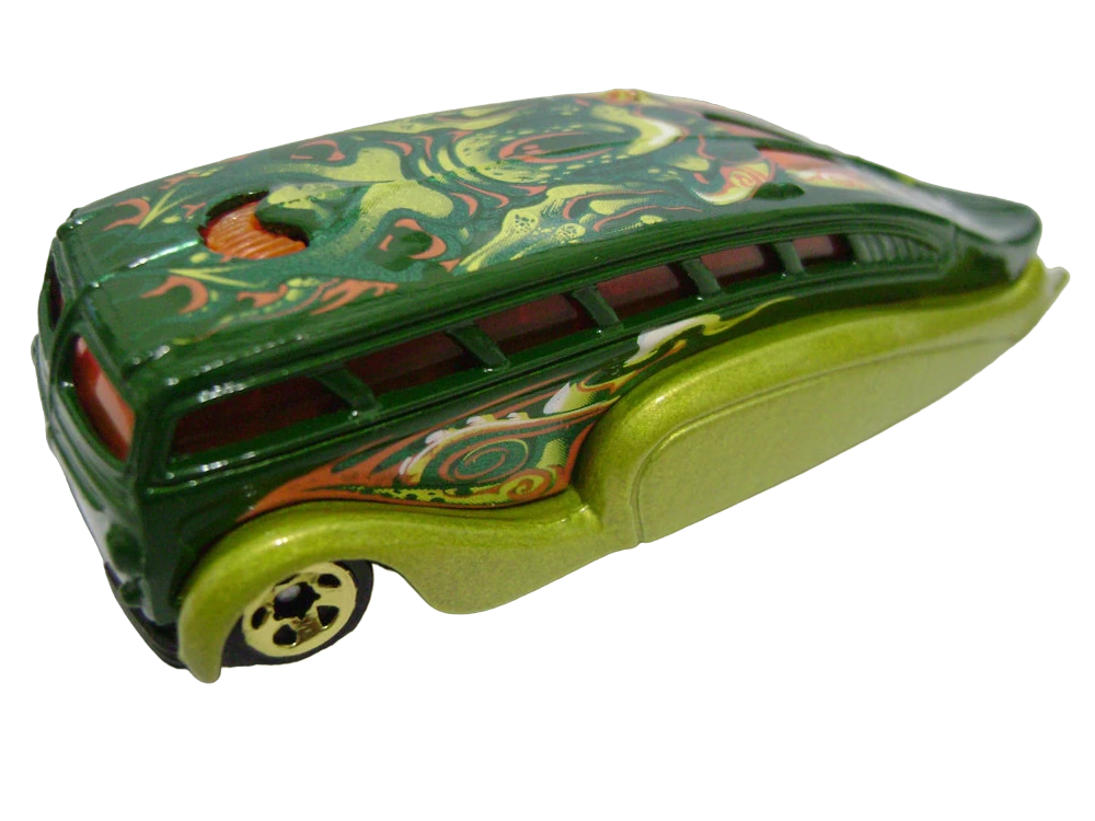 Hot Wheels 2006 - Collector # 091/223 - Highway Horror 01/05 - Low Flow  - Dark Green - USA