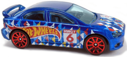 Hot Wheels 2016 - Collectors # 006/250 - HW Race Team 6/10 - 2008 Lancer Evolution - Blue