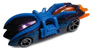 Hot Wheels 2011 - Collector # 207/244 - Thrill Racers: Cave 03/06 - Arachnorod - Metalflake Purple - USA Instant Win